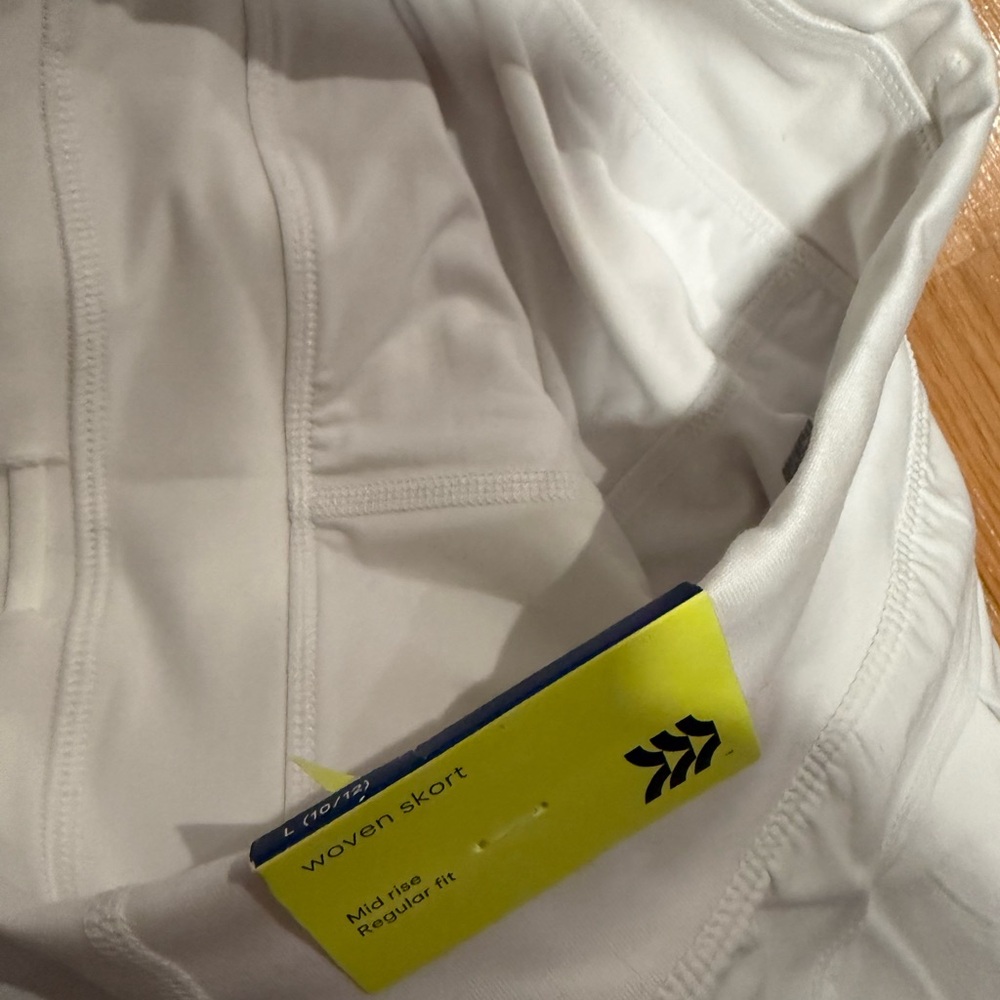 New girls All in Motion High-rise Tennis Athletic Skort White S-XS, S, L NWT…49 - Picture 9 of 16